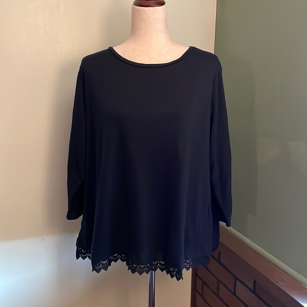 1X Lands End Blouse EE51‎ 6065